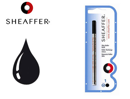 RECHARGE SHEAFFER ROLLER SLIM RSRT LARGEUR MOYENNE COLORIS NOIR
