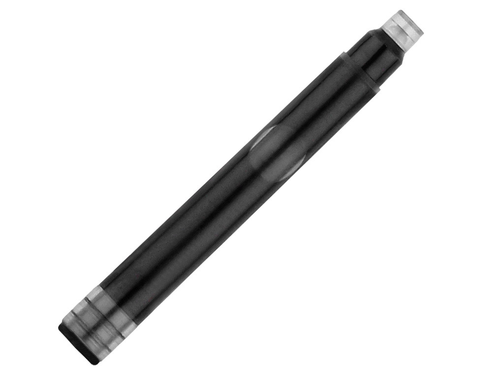 RECHARGE STYLO-PLUME BELIUS ENCRE COLORIS NOIRE BOITE 6   CARTOUCHES