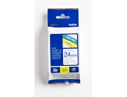 RUBAN BROTHER P-TOUCH TZE253 24 MM BLEU/BLANC