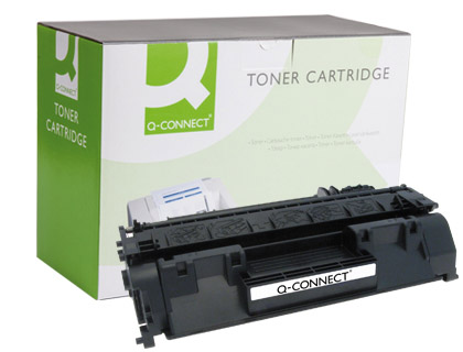 TONER Q-CONNECT COMPATIBLE HP CF280X 80XQCN POUR IMPRIMANTES LASERJET M401A M425DN COULEUR NOIR 6900P