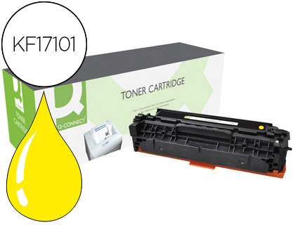 TONER Q-CONNECT COMPATIBLE HP CF382A M476YQCN POUR IMPRIMANTE COLOR LASERJET M476 COULEUR JAUNE 2700P