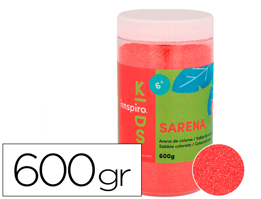 SABLE DE COULEURS ROUGE 600 GR