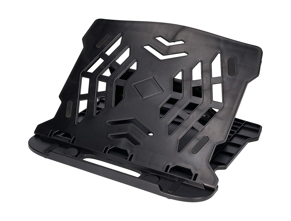 SUPPORT Q-CONNECT ORDINATEUR PORTABLE 7 REGLAGES EN        HAUTEUR COLORIS NOIR