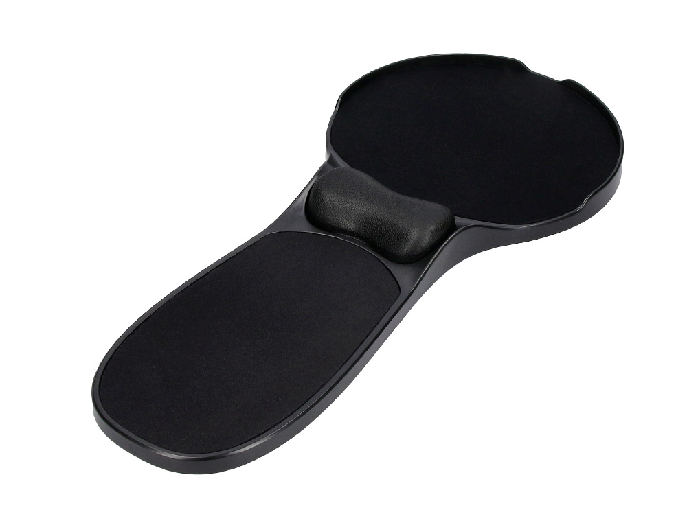 ACCOUDOIR ERGONOMIQUE Q-CONNECT AVEC TAPIS DE       SOURIS SUPPORT POIGNET        220X140X480 MM COLORIS NOIR