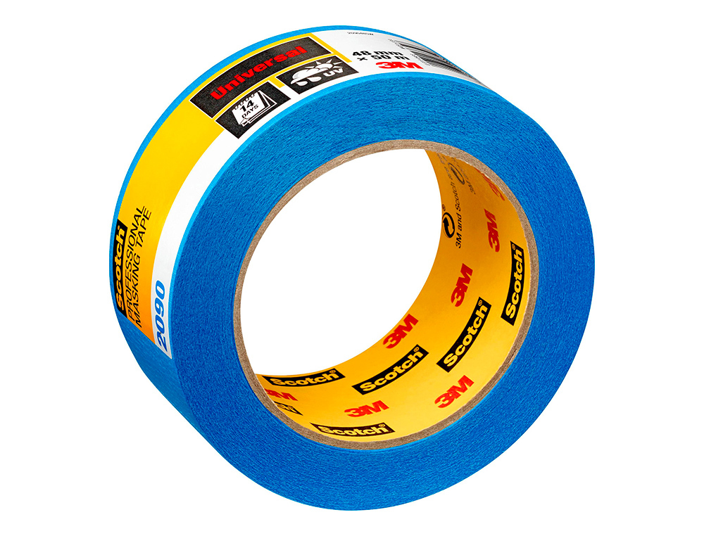 RUBAN ADHESIF DE MASQUAGE SCOTCHBLUE MULTISURFACE SANS  TRACE 48MM X 41M
