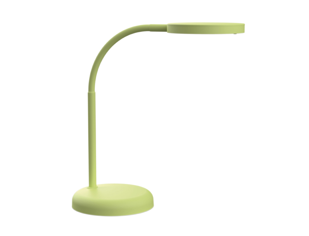 LUMINAIRE BUREAU LED MAULJOY HAUTEUR 33,5CM BRAS 35,8CM    TETE DIAMETRE 11,8CM COLORIS  VERT