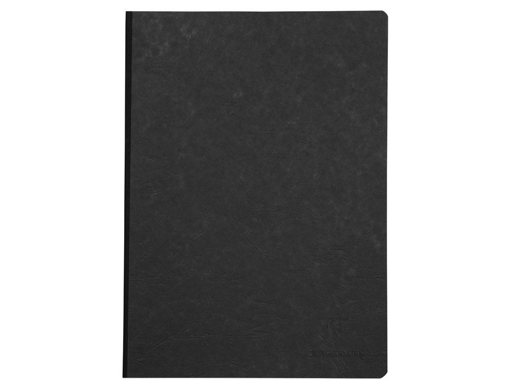 CARNET BROCHURE CLAIREFONTAINENOMADDICT 210X297MM 192 PAGES REGLURE UNIE COLORIS NOIR