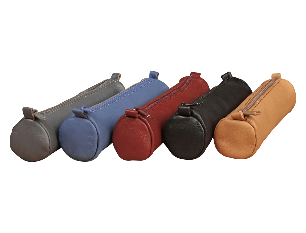 TROUSSE CLAIREFONTAINE NOMADDICT CUIR RONDE 185X40MM COLORIS ALEATOIRES
