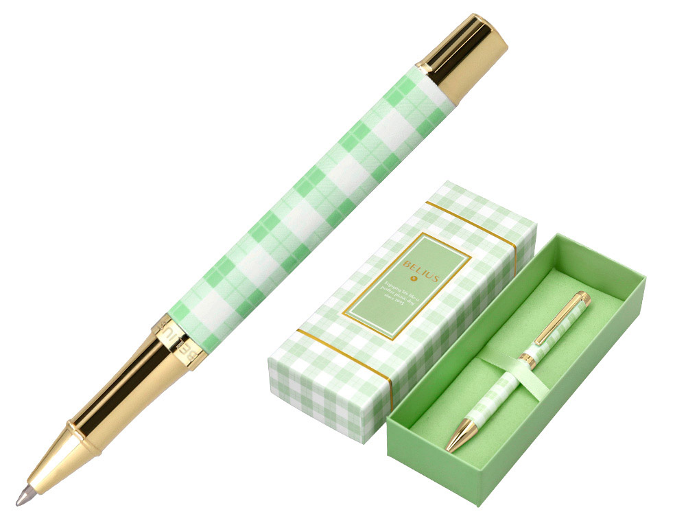 ROLLER BELIUS PICNIC ALUMINIUM ENCRE NOIRE COLORIS ROSE BLEU CIEL DORE BOITE     DESIGN
