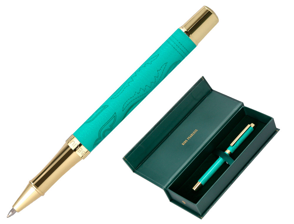 ROLLER BELIUS WILD WEST ALUMINIUM ENCRE NOIRE COLORIS VERT   DORE BOITE DESIGN