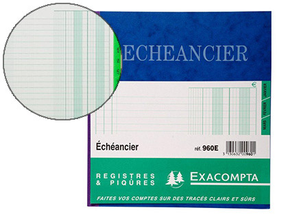 MANIFOLD EXACOMPTA PIQU 190X210MM 80 PAGES CHANCIER
