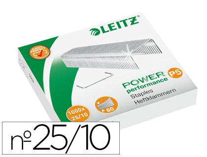 AGRAFE ESSELTE MODLE 25/10 SPCIAL AGRAFEUSE 5552 CAPACIT AGRAFAGE 60F BOTE 1000 UNITS