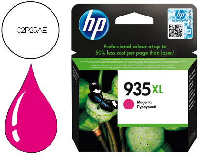 CARTOUCHE HP N.935XL JET D'ENCRE C2P25AE COULEUR MAGENTA HAUTE CAPACIT 825P