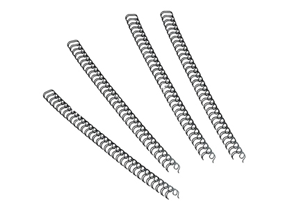 RELIURE MTALLIQUE FELLOWES RELIEUR PAS 3:1 34 BOUCLES A4 3/8 IN DIAMTRE 10MM COLORIS NOIR BOTE 100 UNITS