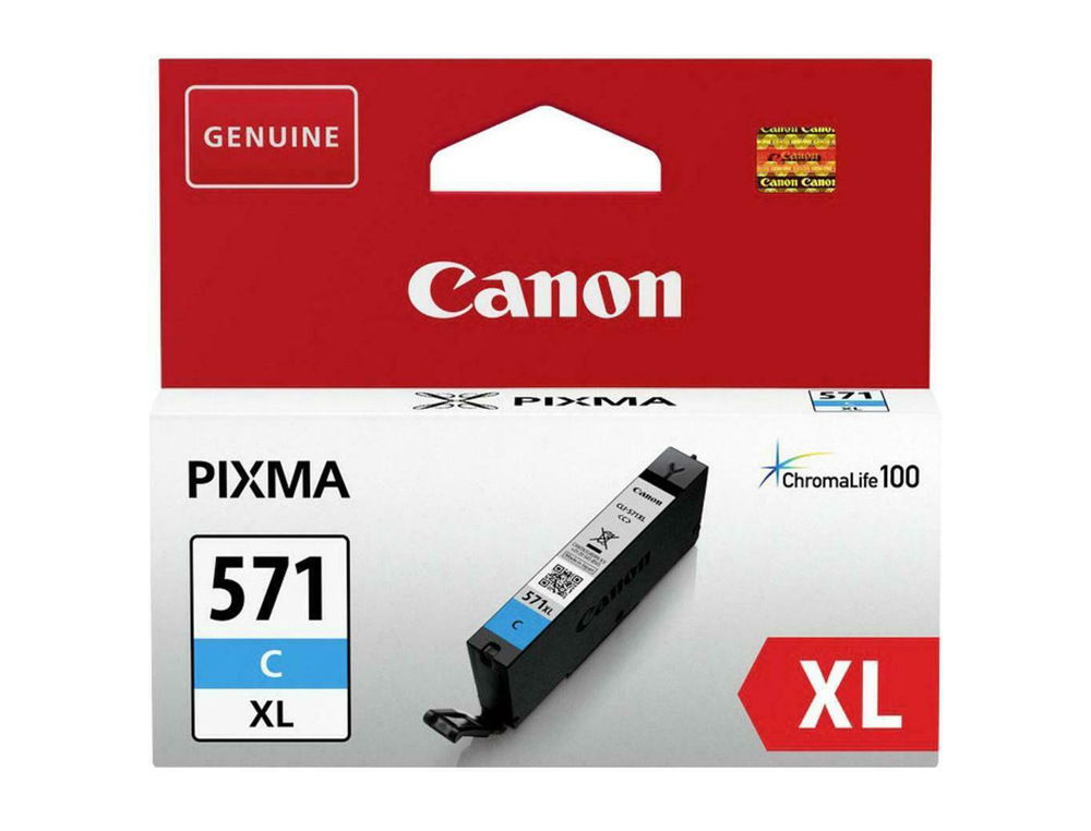 CARTOUCHE CANON JET D'ENCRE 0332C001-CLI-571XLC HAUTE CAPACIT CYAN