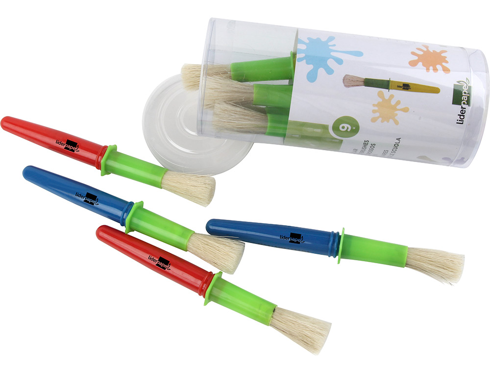 PINCEAU LIDERPAPEL VIROLE BROSSE MAXI PARFAIT MATERNELLE GRANDE TAILLE