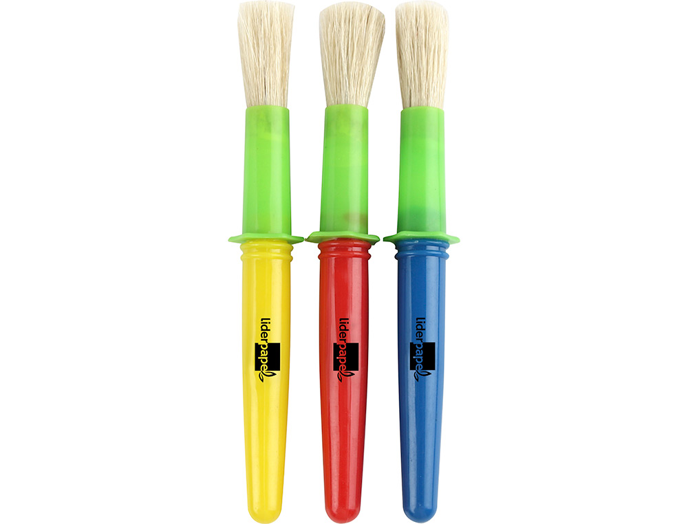 PINCEAU LIDERPAPEL VIROLE BROSSE MAXI PARFAIT MATERNELLE GRANDE TAILLE