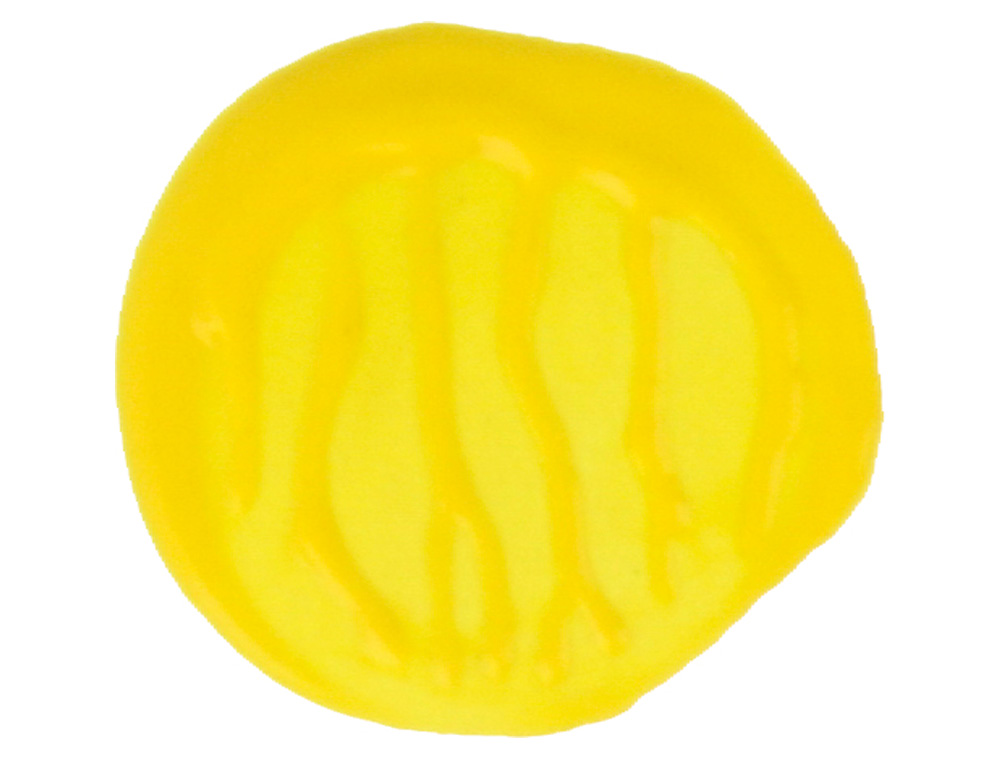 GOUACHE DOIGT LIDERPAPEL LIQUIDE LAVABLE BASE EAU      COLORIS JAUNE FLACON DE 125ML