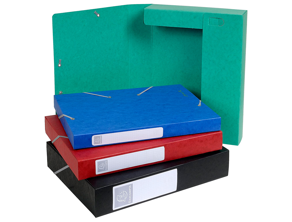 BOTE CLASSEMENT EXACOMPTA NATURE FUTURE CARTE LUSTRE 7/10E A4+ 240X320MM DOS 40MM 600G COLORIS ASSORTIS 10 UNITS