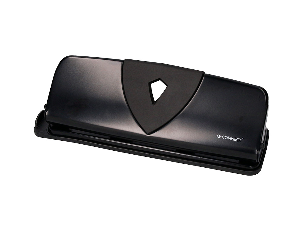 PERFORATEUR Q-CONNECT MTAL ET PLASTIQUE CAPACIT PERFORATION 16F 4 TROUS COLORIS NOIR 280X110MM