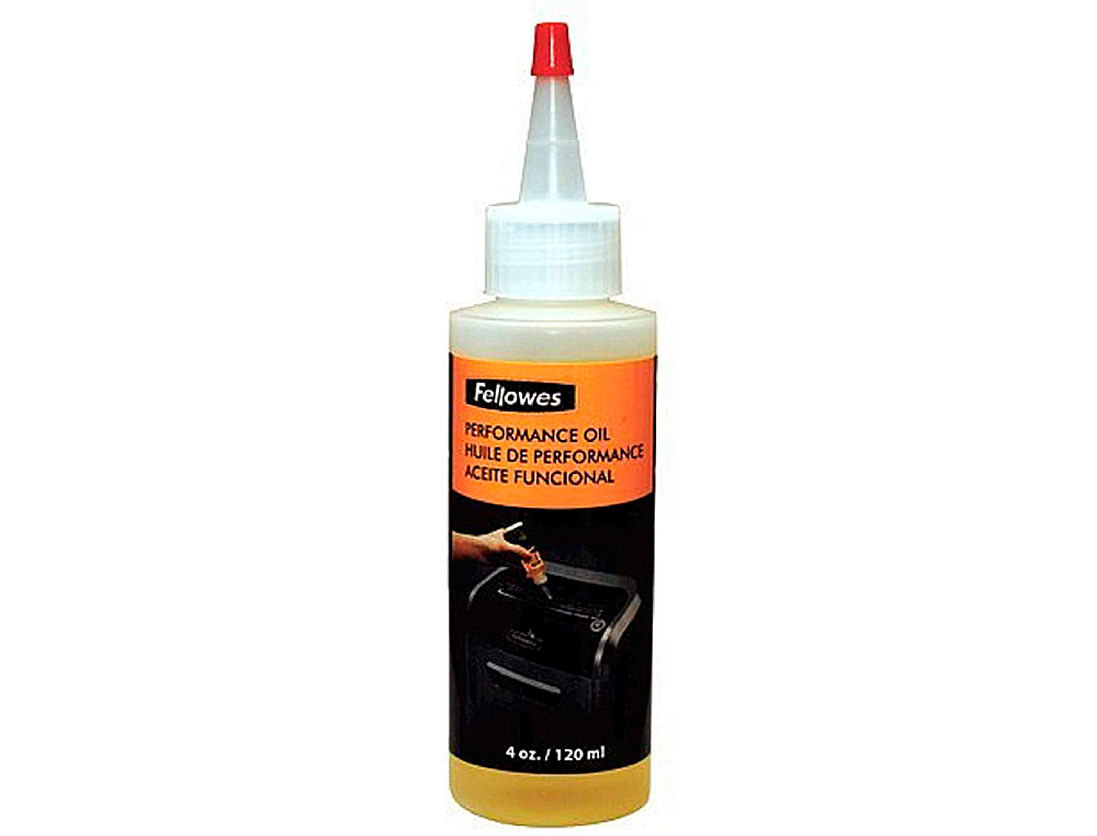 HUILE LUBRIFIANTE FELLOWES POUR DESTRUCTEURS DOCUMENTS MAXIMISE PERFORMANCE PROLONGE DURE DCHIQUETAGE FLACON 125ML