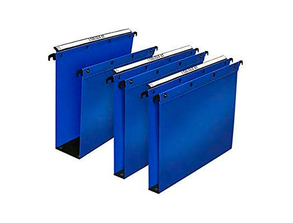 DOSSIER SUSPENDU L'OBLIQUE POLYPRO ULTIMATE 5/10E TIROIR ENTRAXE 330MM H250MM FOND 15 COLORIS VERT ANIS PACK 10 UNITS