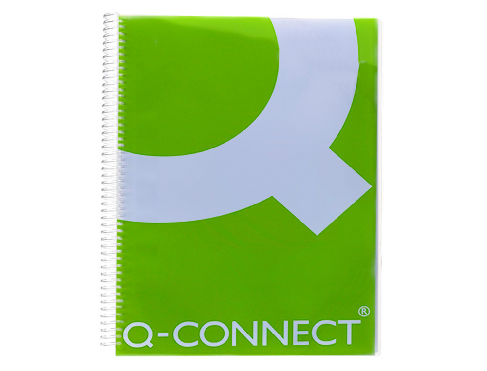 SPIRALE Q-CONNECT PLASTIQUE TRANSPARENT 32 5:1 100F CALIBRE 1.8MM DIAMTRE 14MM BOTE 100 UNITS