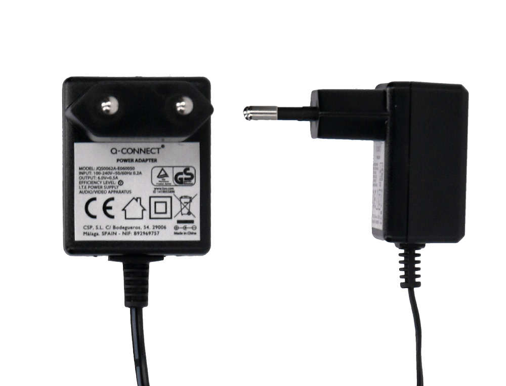 ADAPTATEUR  Q-CONNECT POUR KF11213  100 100-240V 50/60Hz 0.2A
