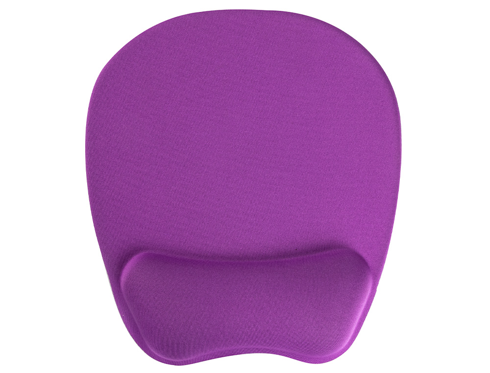 TAPIS SOURIS Q-CONNECT REPOSE-POIGNET ERGONOMIQUE    MOUSSE GRAND CONFORT FACILEMENT NETTOYABLE COLORIS VIOLET