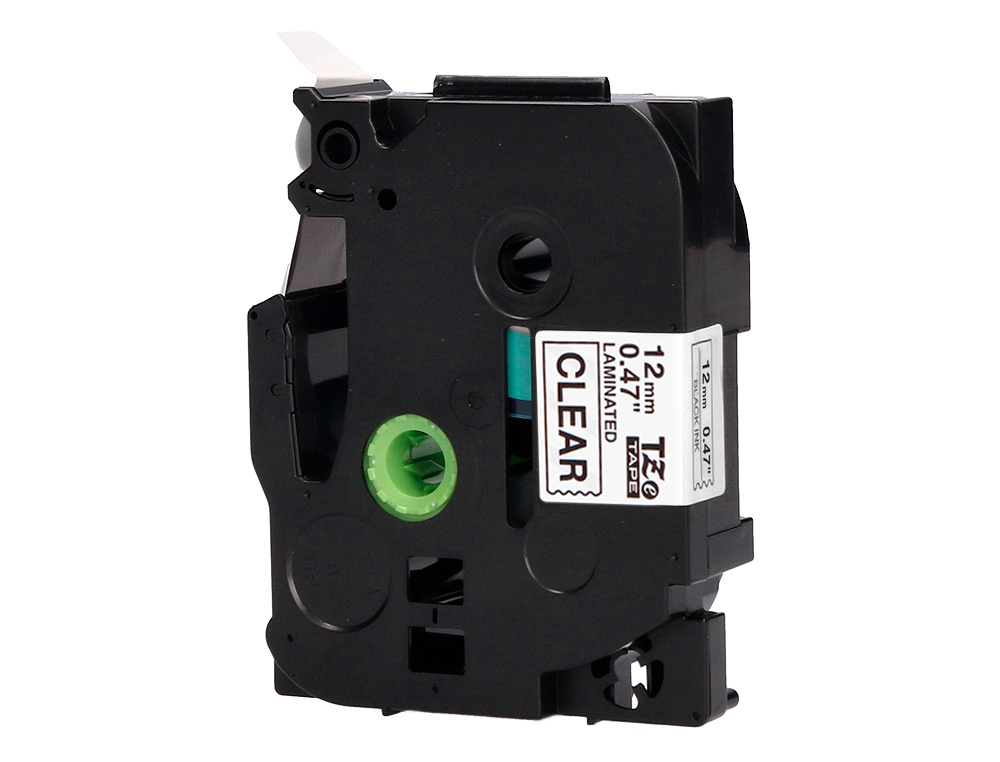 RUBAN TITREUSE Q-CONNECT TZE-131 BLANC-NOIR 12 MM X 8  MT OZE-131