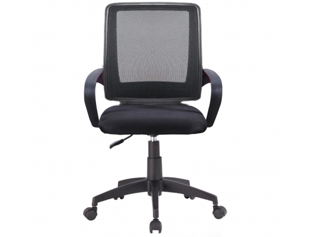 CHAISE BUREAU Q-CONNECT ROTATIVE BASE NYLON MAILLE MAXIMUM SUPPORTE 120KG 900+100X560X570MM COLORIS NOIR