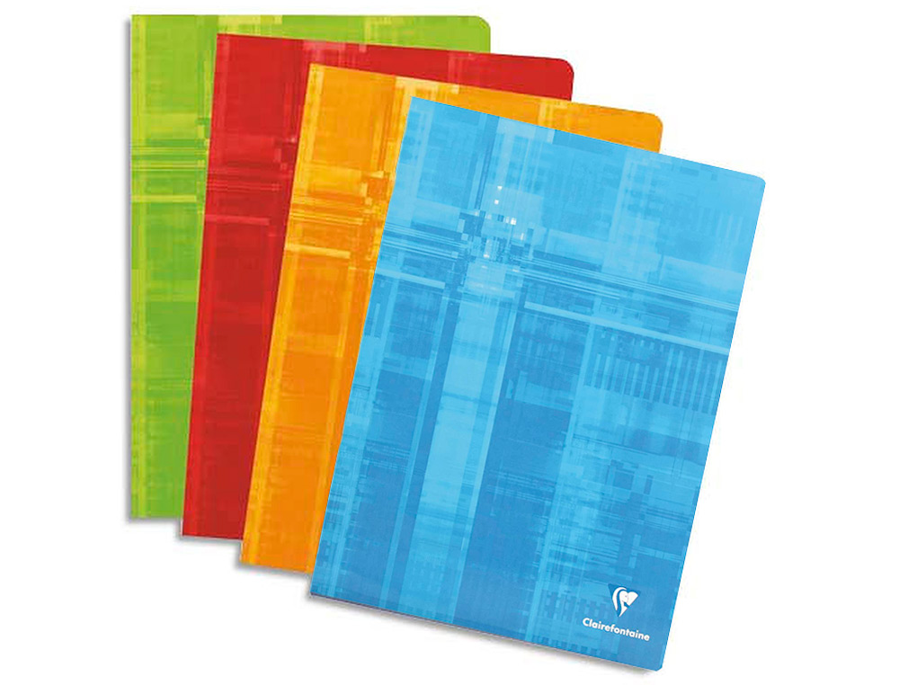 CAHIER BROCHE CLAIREFONTAINE COUVERTURE CARTE PELLICULEE 24X32CM 192 PAGES 90G SEYES