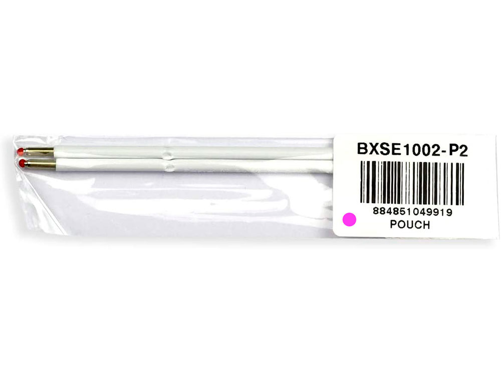 RECHARGE POUR STYLO-BILLE RETRACTABLE PENTEL BX470 IZEE POINTE LARGE 1MM ENCRE ROSE   SACHET 2 UNITES