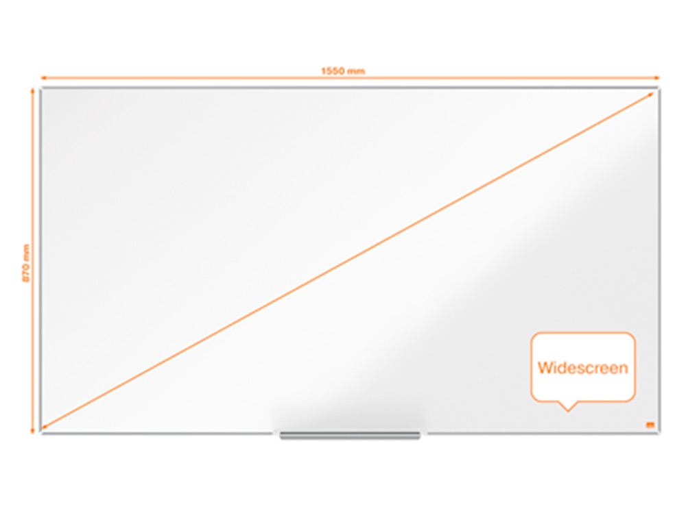 TABLEAU BLANC NOBO WIDESCREEN 70
