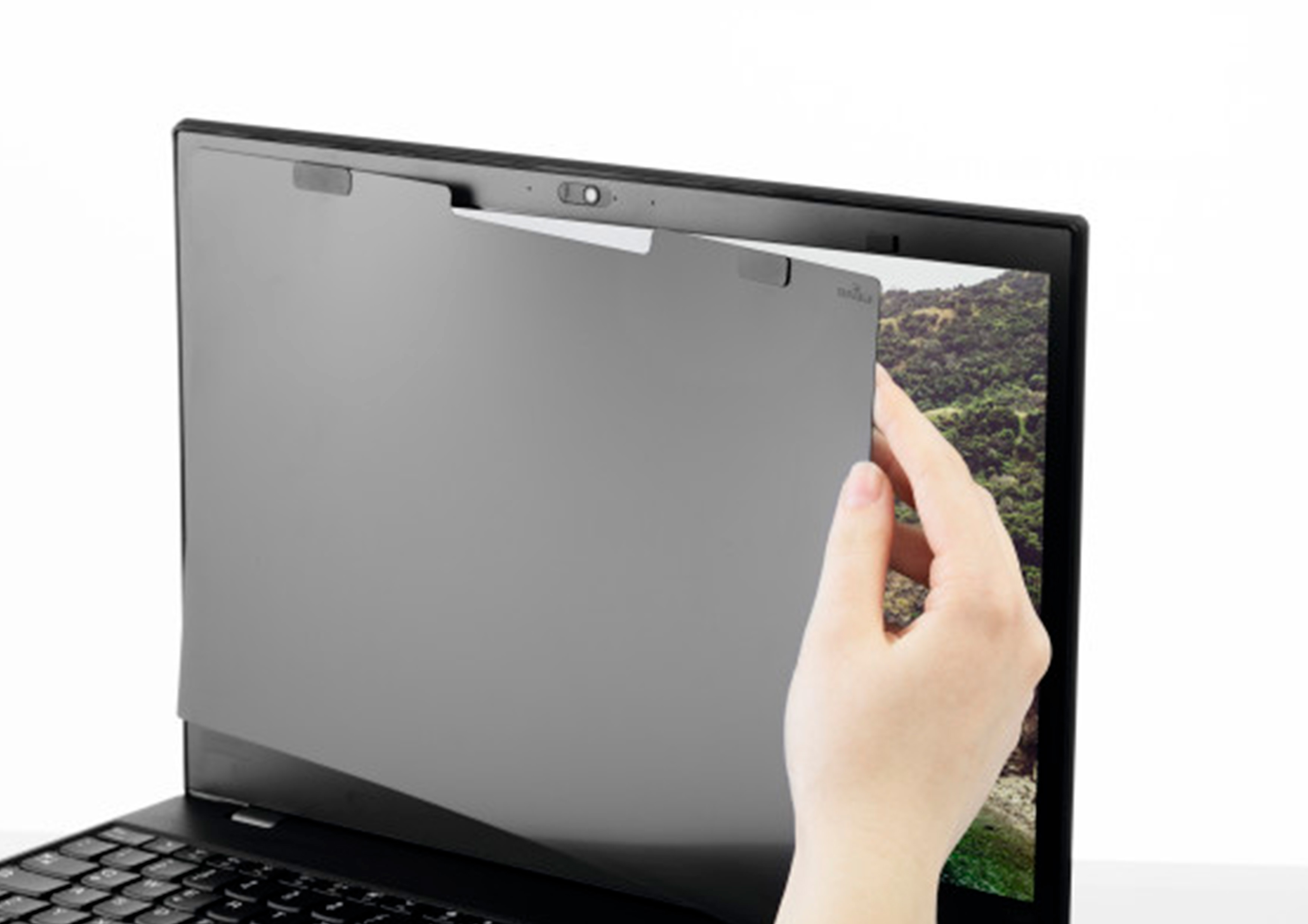 FILTRE CONFIDENTIALITE MAGNETIQUE DURABLE 13,3''     VISION CLAIRE FACE A L ECRAN  OBSCURE SUR LES COTES