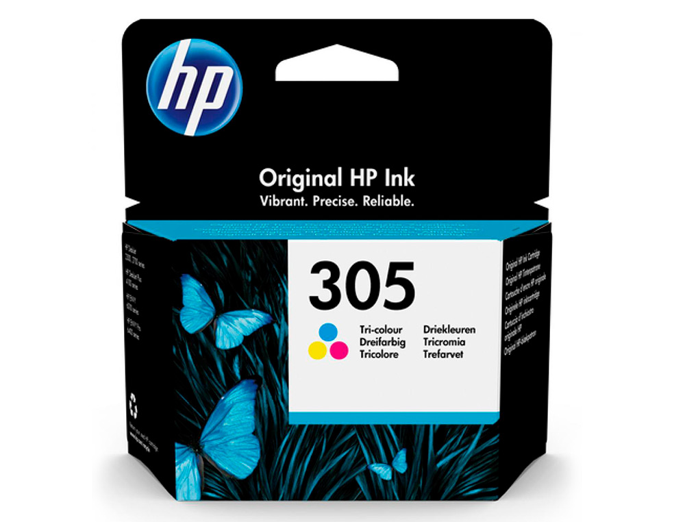 CARTOUCHE D'ENCRE HP 305 POUR HP ENVY 6010/22/30/32 ET DESKJET CYAN,MAGENTA,JAUNE 2710/2720/2721/2722/2723/2724