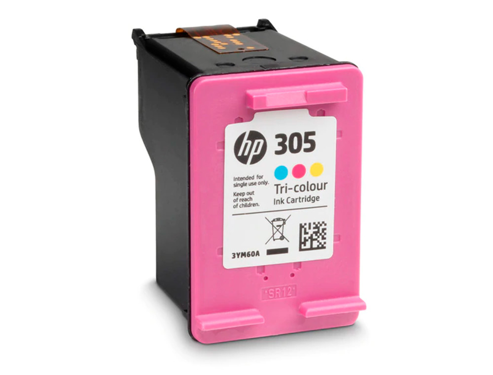 CARTOUCHE D'ENCRE HP 305 POUR HP ENVY 6010/22/30/32 ET DESKJET CYAN,MAGENTA,JAUNE 2710/2720/2721/2722/2723/2724