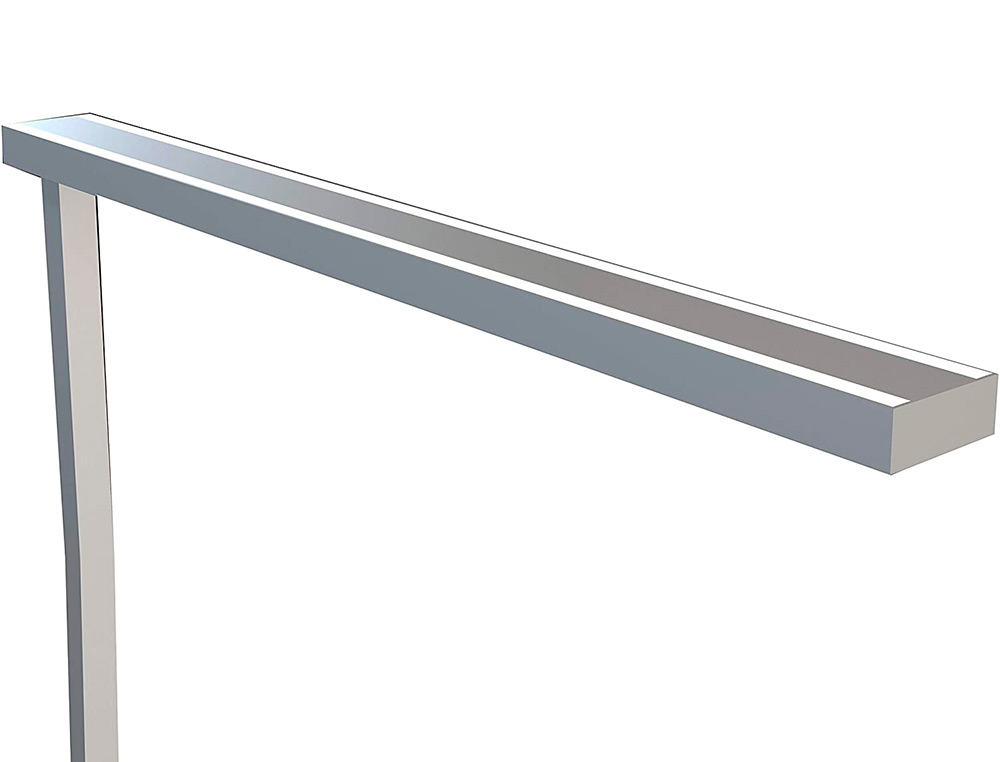 LAMPADAIRE UNILUX LED STRATUS ERGONOMIQUE ALUMINIUM         RECYCLABLE VARIATEUR SUR LE   MAT 4250 LUMEN COLORIS GRIS