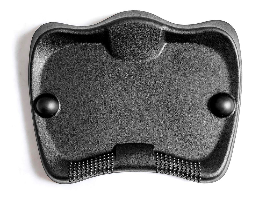 TAPIS ANTIFATIGUE UNILUX ERGO FLEXY 2 BOULES DE MASSAGE     ANTIDERAPANT 56X67CM COLORIS  NOIR