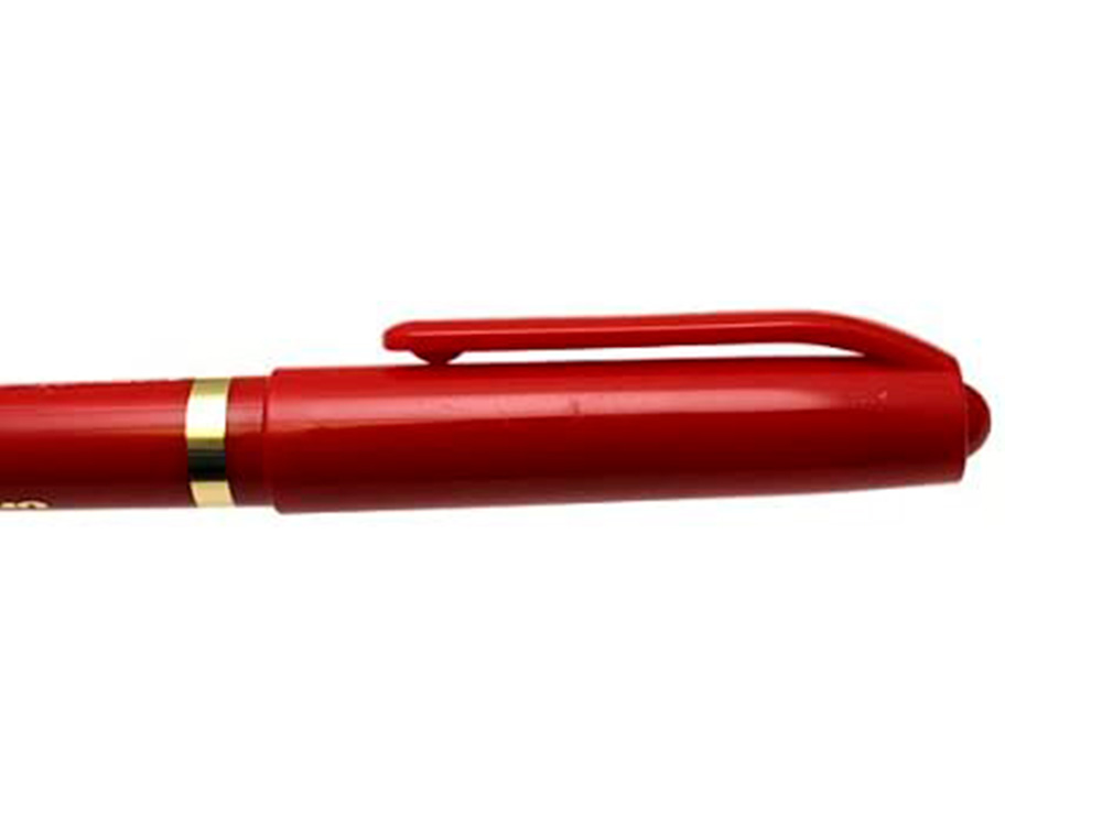 FEUTRE UNIBALL SIGN PEN ENCRE SUPER INK COUVRANTE POINTE    FEUTRE NYLON OGIVE LARGEUR    TRACE 1MM COLORIS ROUGE