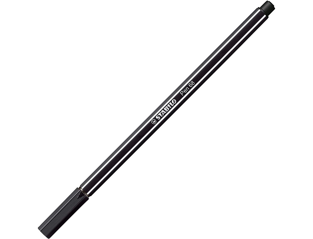 FEUTRE DESSIN STABILO PEN 68 ARTY ENCRE INODORE BASE EAU   POINTE MOYENNE TRACE 1MM ETUI CARTON 24 UNITES
