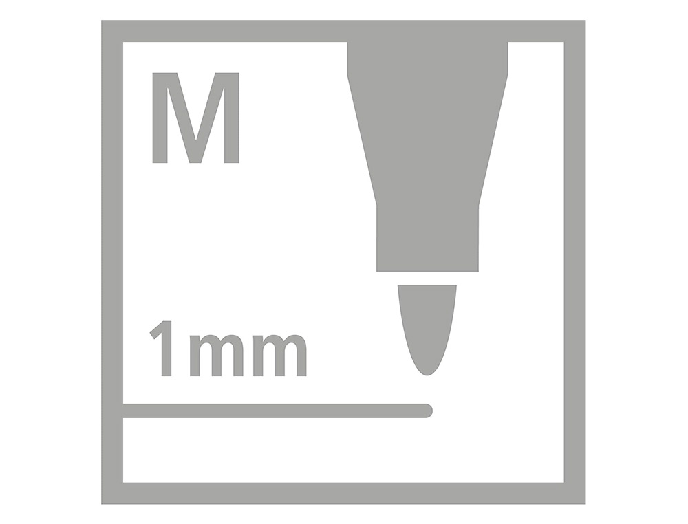 FEUTRE DESSIN STABILO PEN 68 ARTY ENCRE INODORE BASE EAU   POINTE MOYENNE TRACE 1MM ETUI CARTON 24 UNITES