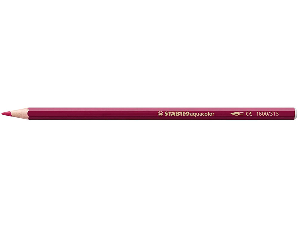 CRAYON DE COULEUR STABILO AQUACOLOR ARTY AQUARELLABLE   MINE SOLIDE 2,8MM ETUI CARTON 24 UNITES