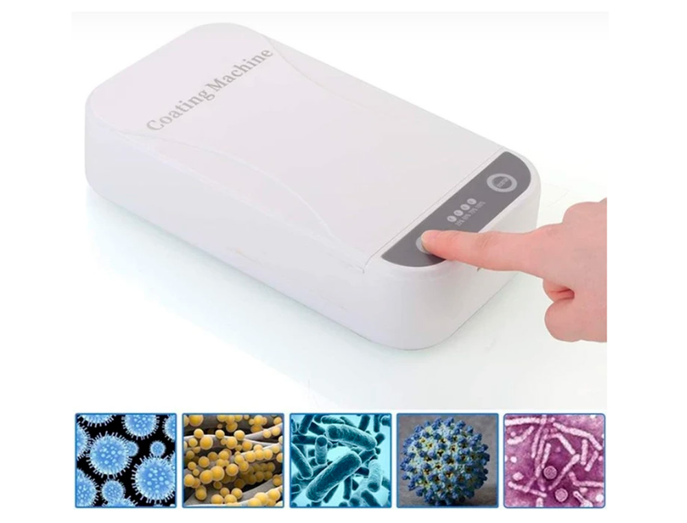 BOITIER DE STERILISATION UVC INNOVA DETRUIT                MICRO-ORGANISMES ET BACTERIES POUR PORTABLES CLES LUNETTES