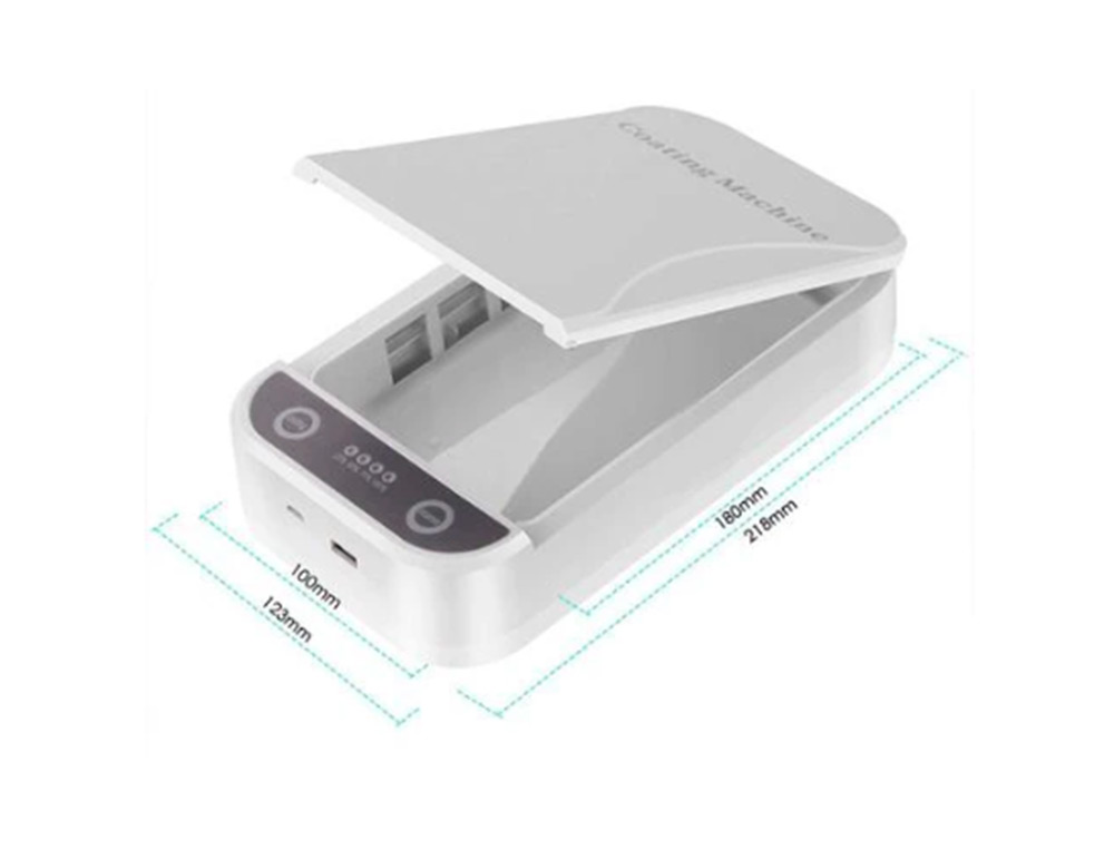 BOITIER DE STERILISATION UVC INNOVA DETRUIT                MICRO-ORGANISMES ET BACTERIES POUR PORTABLES CLES LUNETTES