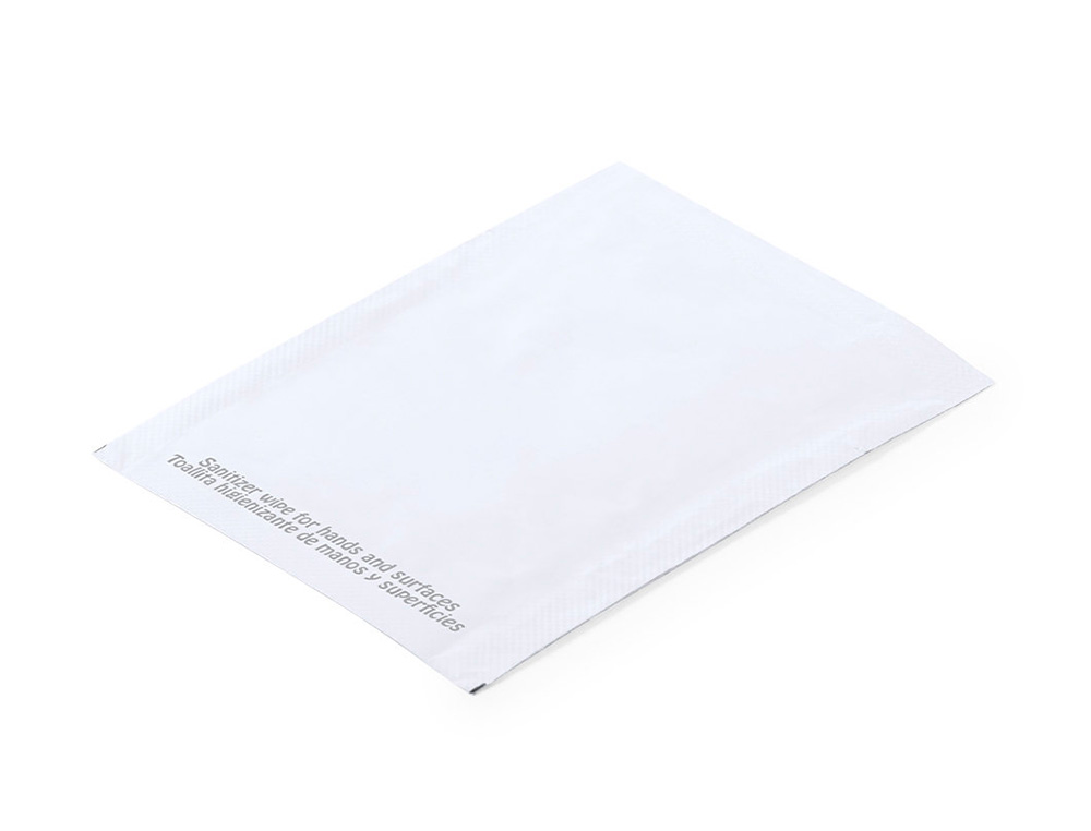 LINGETTE HYGIENISANTE HYDROALCOOLIQUE Q-CONNECT EN  SACHET INDIVIDUEL BOITE 12    UNITES