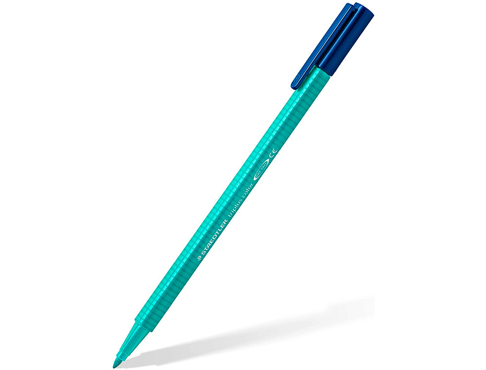 ETUI STAEDTLER TRIPLUS SET 10 UNITES 4 FEUTRES 323 4        BROADLINER 338 COLORIS        ASSORTIS 1 FEUTRE NOIR 1