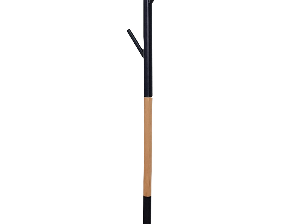 PORTE-MANTEAUX Q-CONNECT 5 PATERES METALLIQUE DETAILS EN BOIS HAUTEUR 177CM