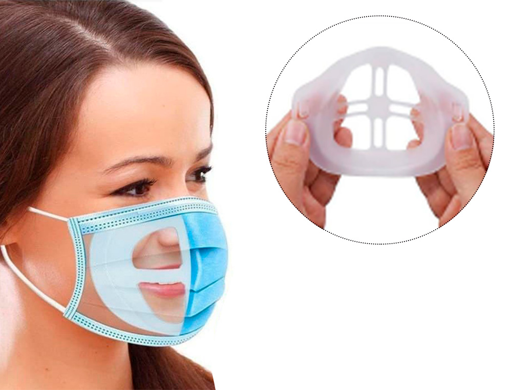 COQUE SUPPORT DE MASQUES CEPAP LA COURONNE             POLYETHYLENE BASSE DENSITE    LAVABLE ET REUTILISABLE