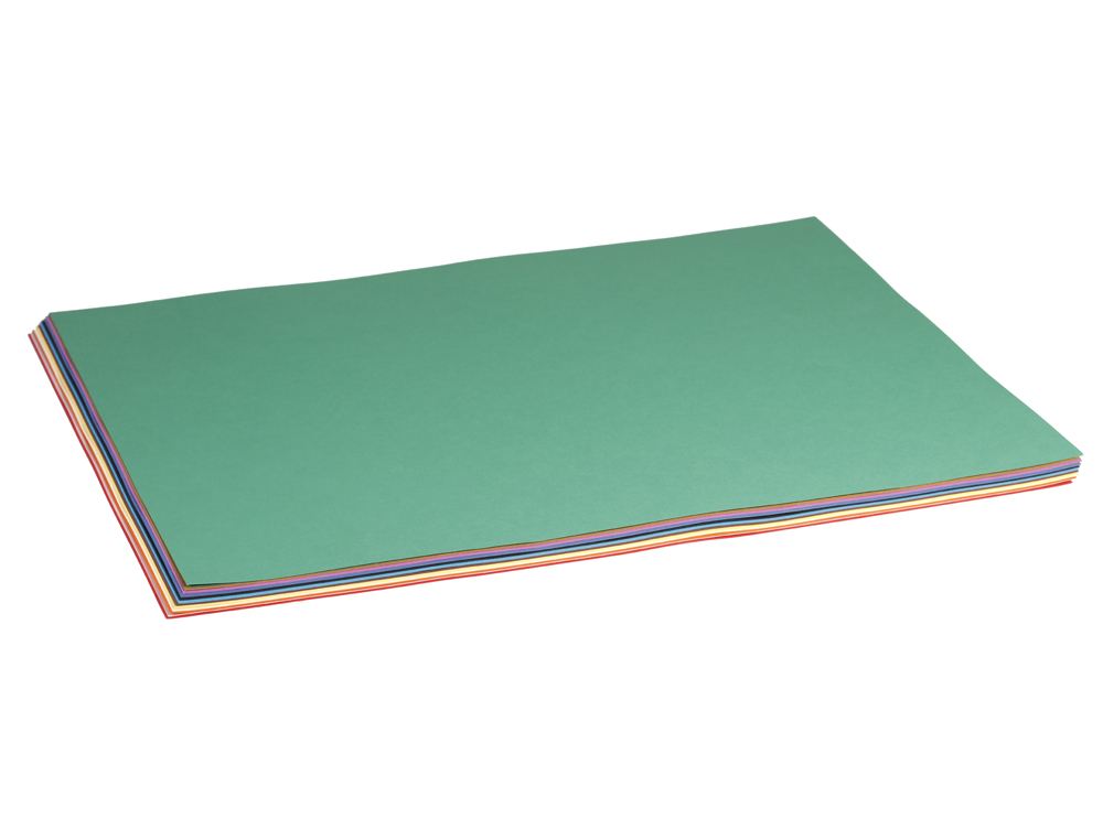 PAPIER DESSIN CLAIREFONTAINE A GRAIN 160G 1 SURFACE        GRAINEE 1 LISSE 50X65CM       PAQUET 24F COLORIS VIFS 24